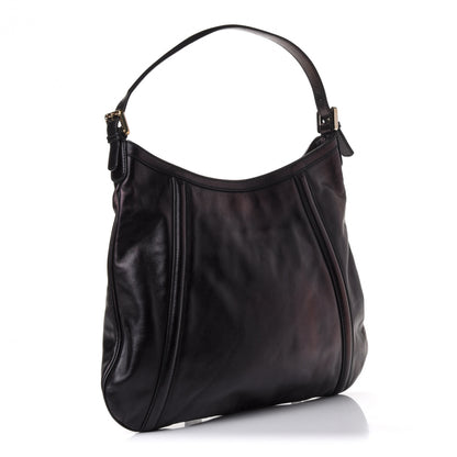 Gucci Calfskin Medium Britt Hobo Black 2 of 4