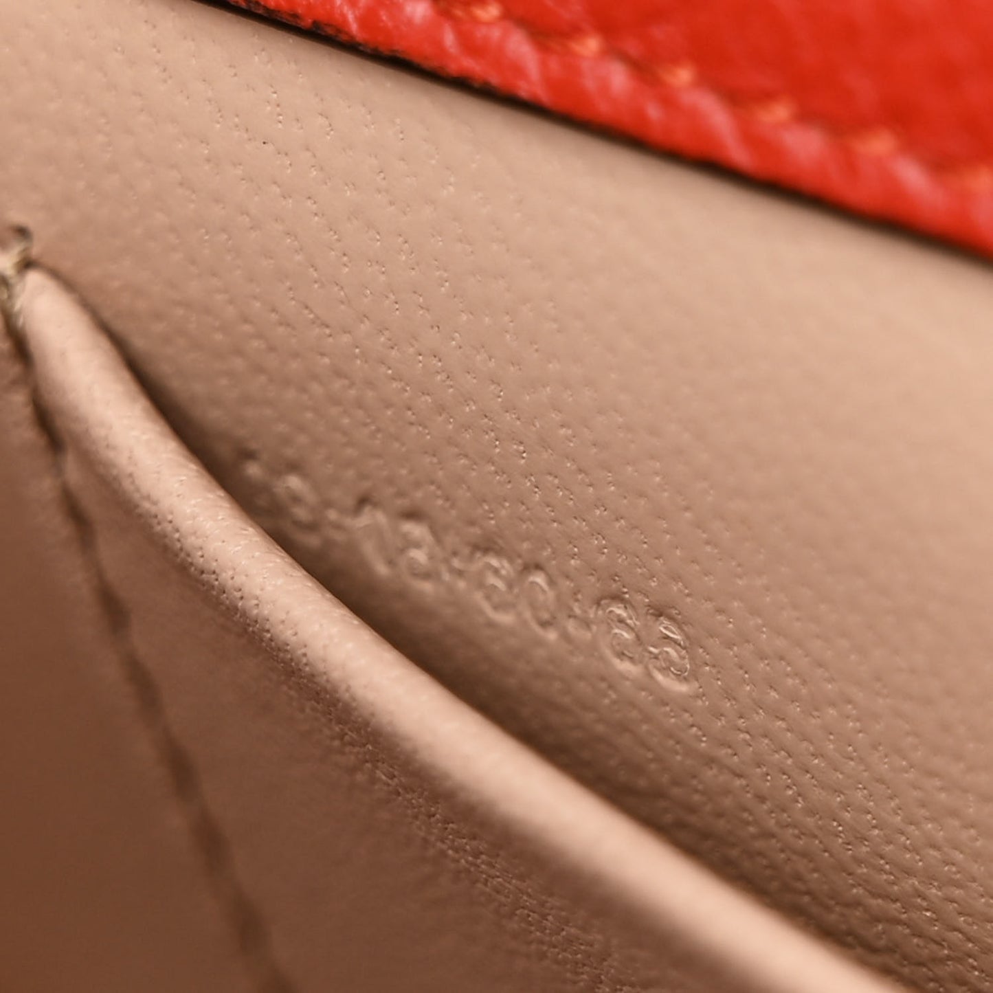 Calfskin Small Nile Bracelet Minaudiere Bag Earthy Red