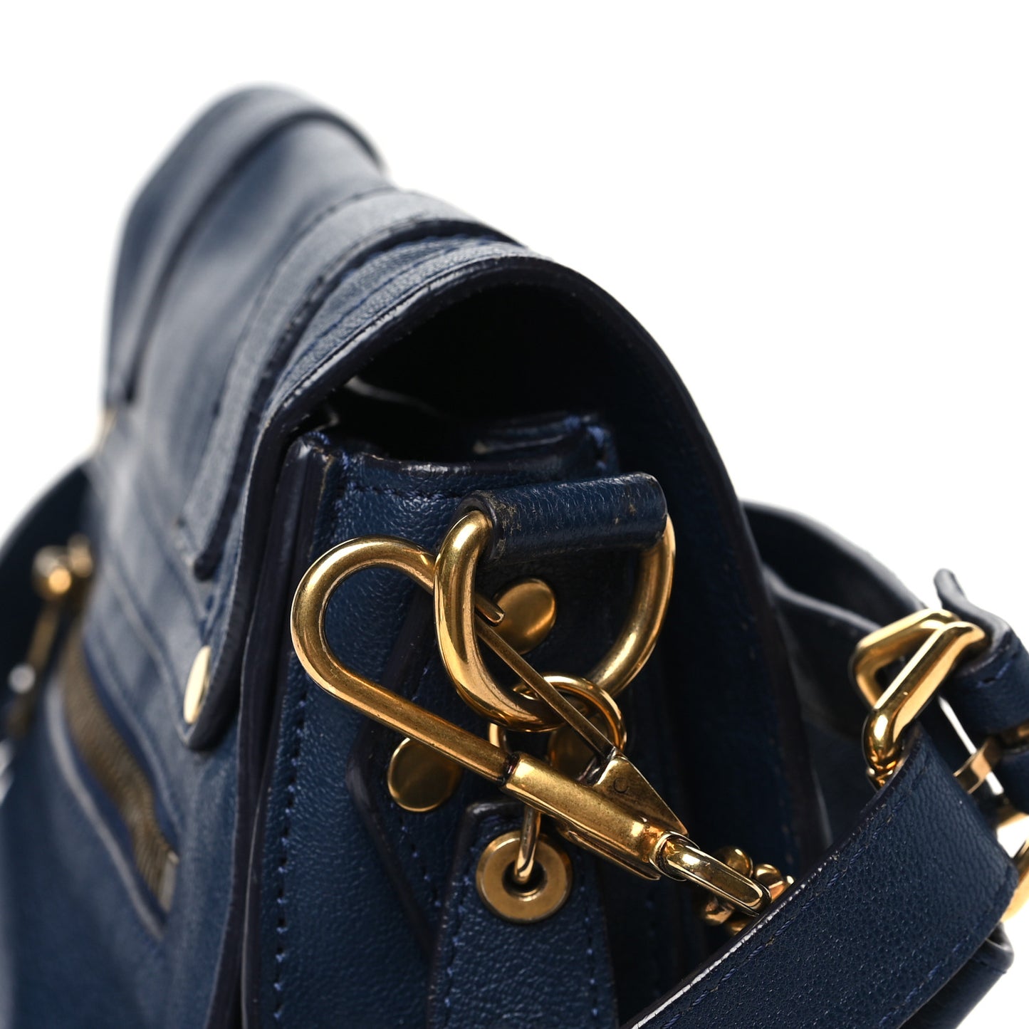 Lambskin PS1 Mini Crossbody Bag Midnight