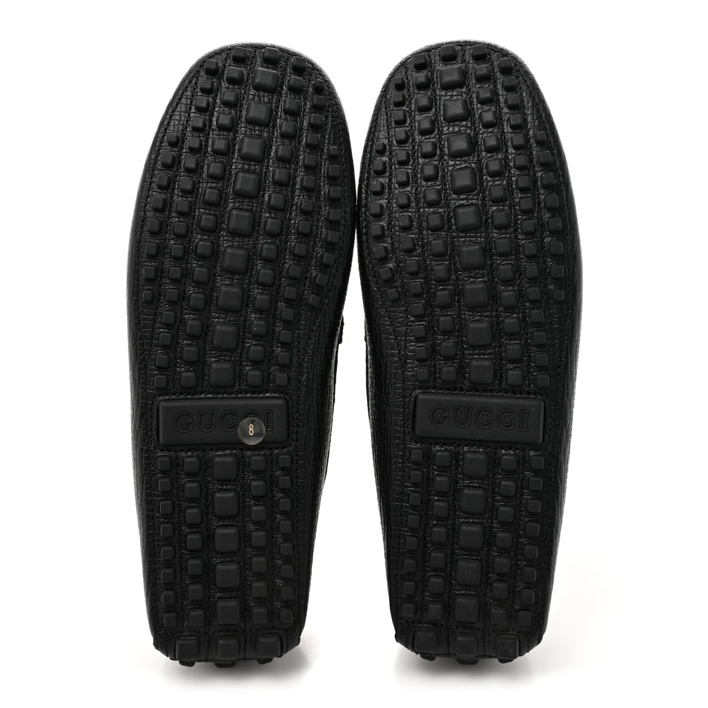 Calfskin Mens Horsebit Alcapulco Moccasins 8 Black