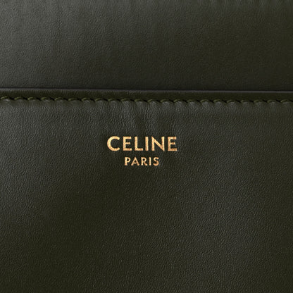 Celine Satinated Calfskin Medium 16 Top Handle Bag Khaki 6 of 12