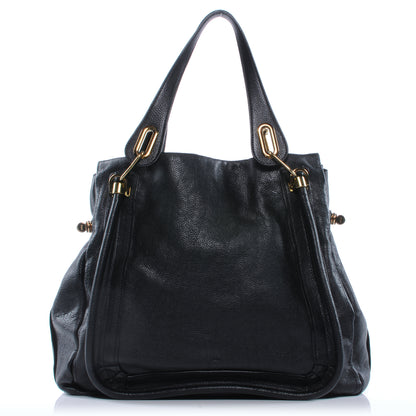 Chloe Calfskin Medium Paraty Tote Black 1 of 8