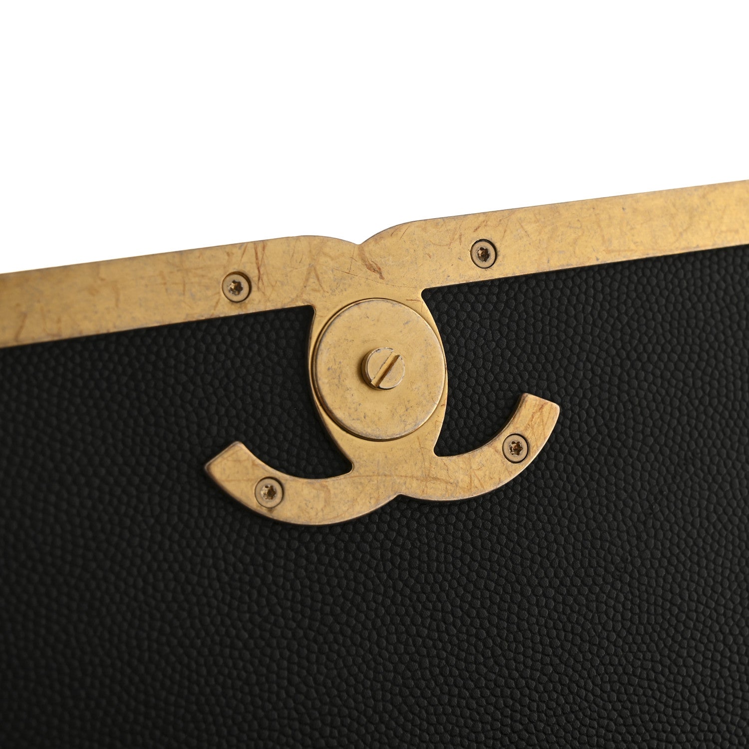 Chanel Caviar Suede Stitched Lady Coco Flap Black 12 of 12