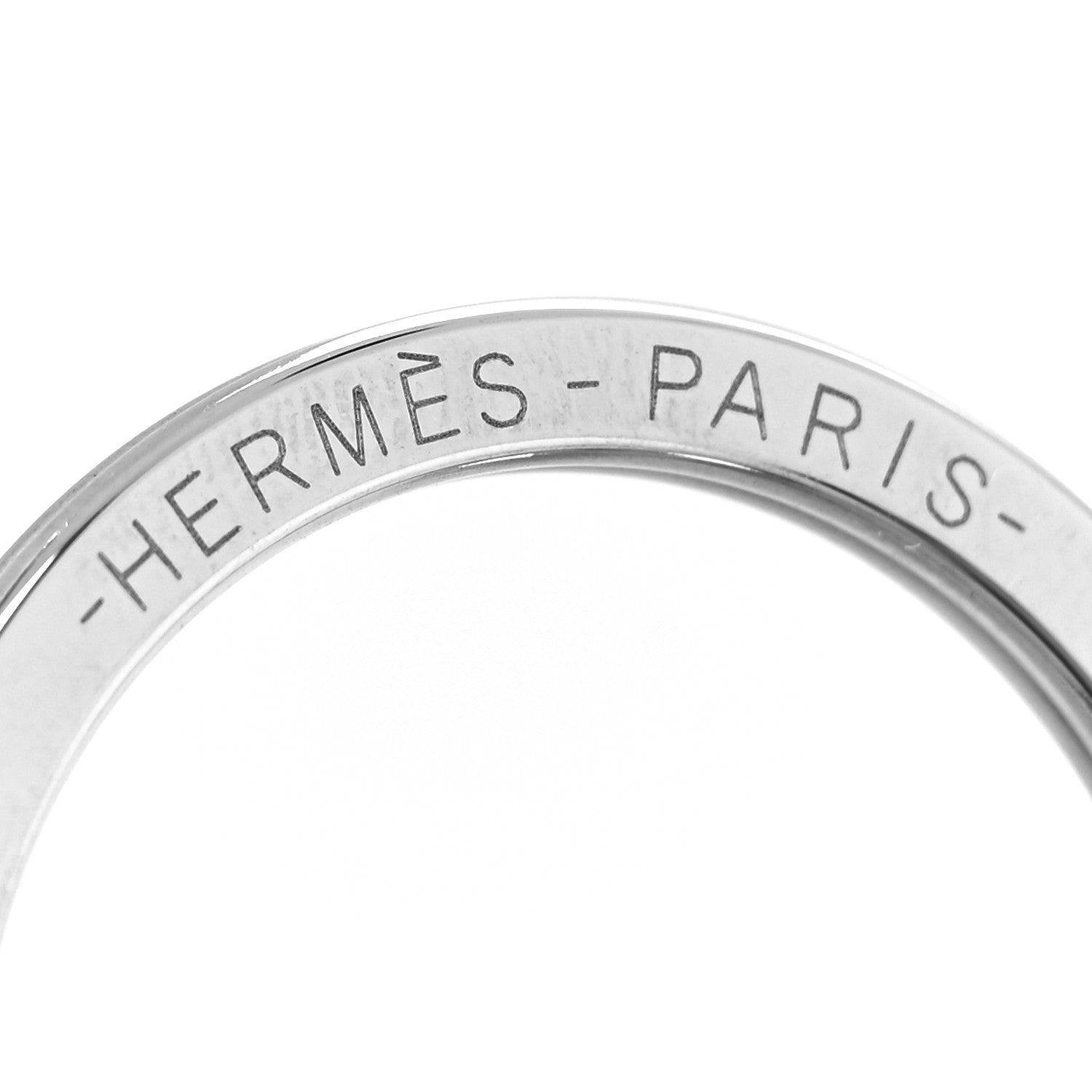 Hermes Stainless Steel Fer a Cheval Key Ring 3 of 4