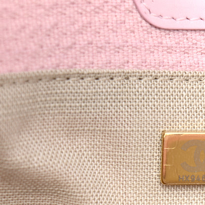 Chanel Mixed Fibers Small Deauville Tote Pink 8 of 11