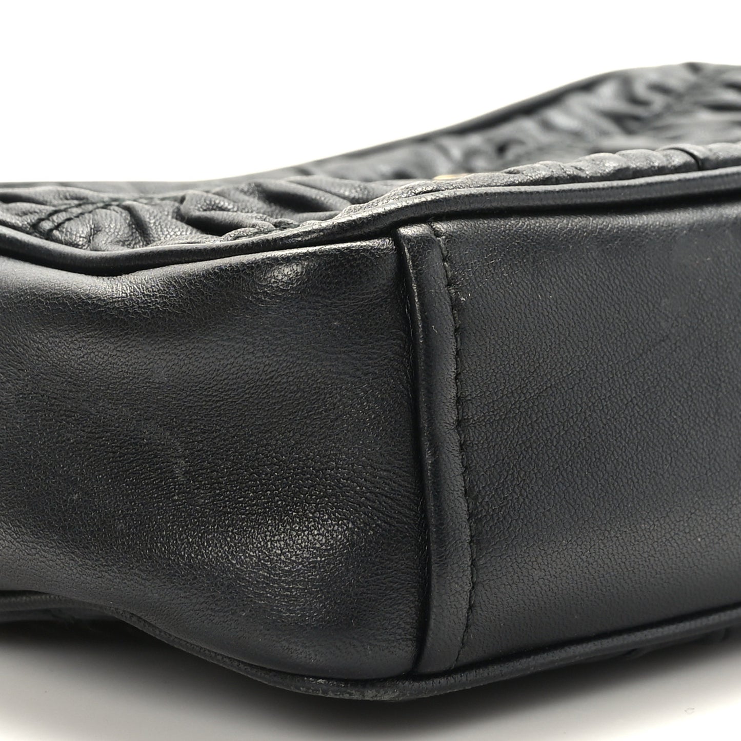 Nappa Gaufre Camera Bag Black