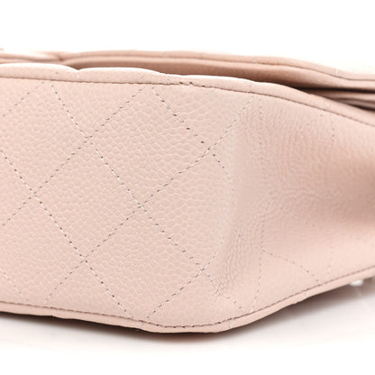 Chanel Caviar Quilted Medium Double Flap Light Pink 7 of 9