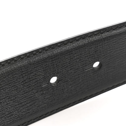 Versace Textured Calfskin 4cm La Medusa Belt 90 36 Black 7 of 8