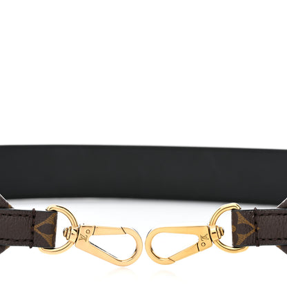 Louis Vuitton Monogram Bandouliere Shoulder Strap Black 5 of 6