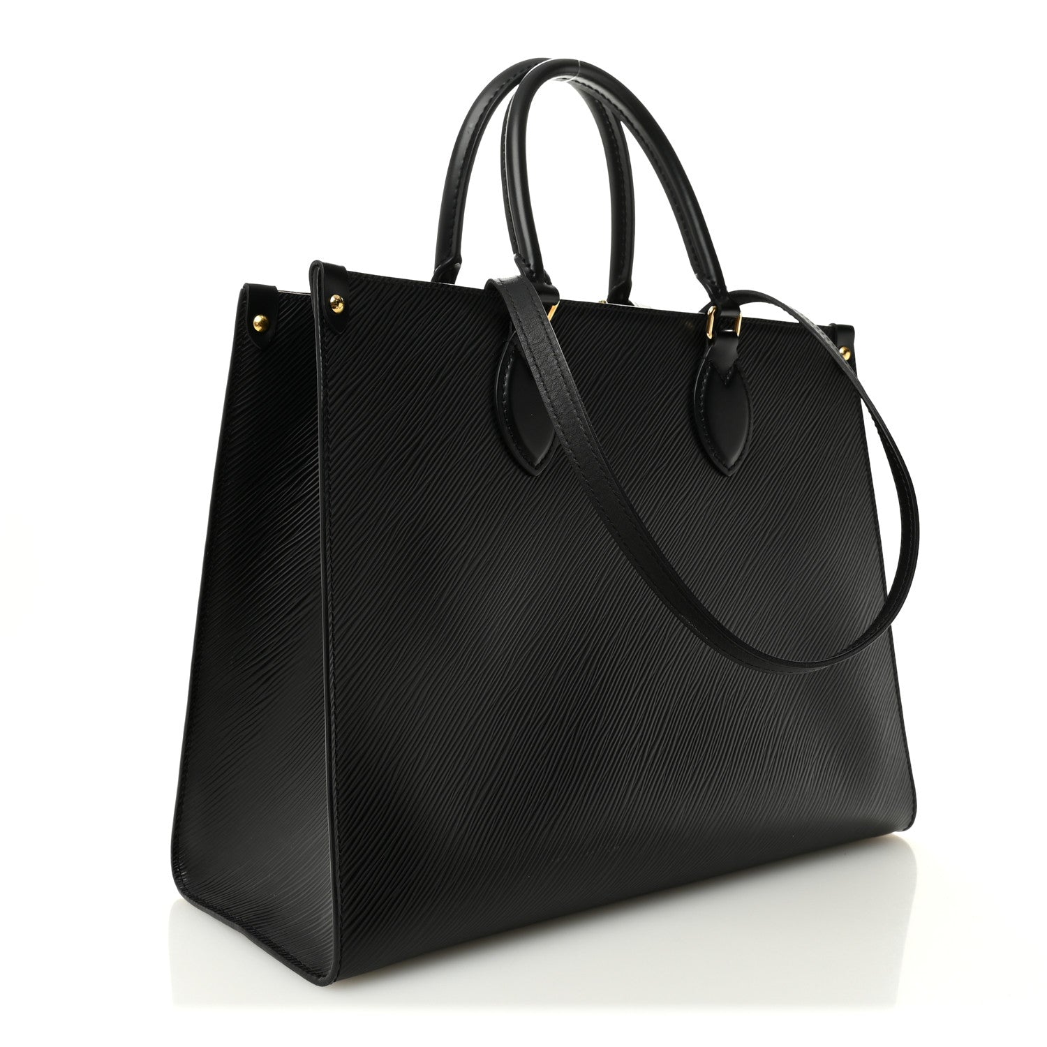 Louis Vuitton Epi Onthego MM Black 3 of 9