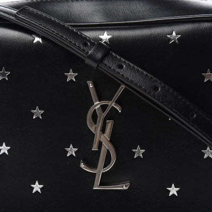 Saint Laurent Calfskin Monogram Star Lou Camera Bag Black 11 of 12