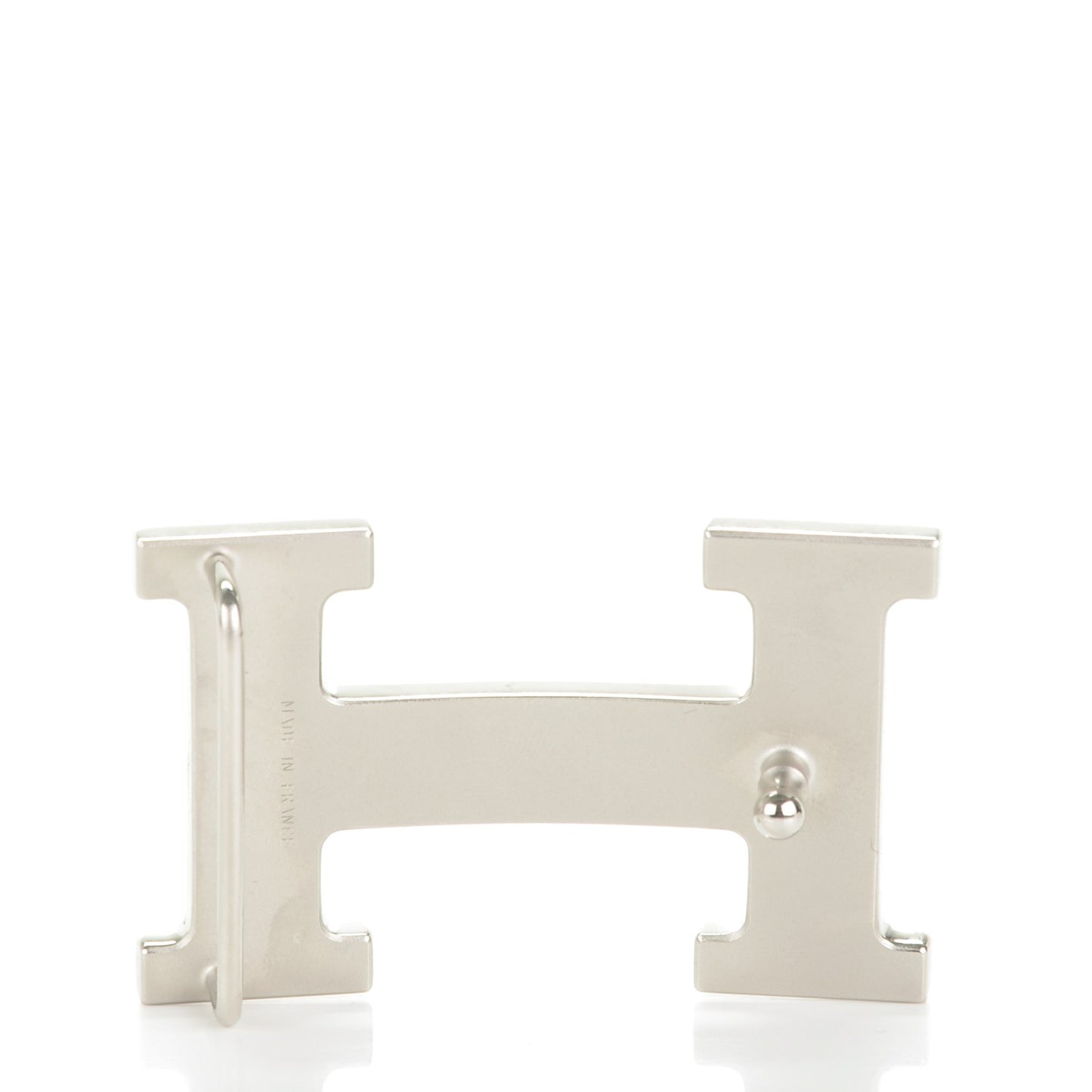 Brushed Palladium 32mm H Belt Buckle