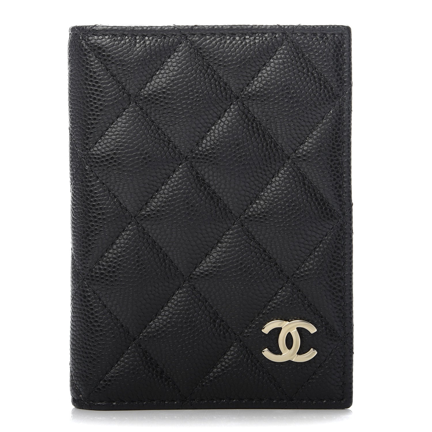 Chanel Caviar Quilted Card Holder Wallet Black 1 of 7