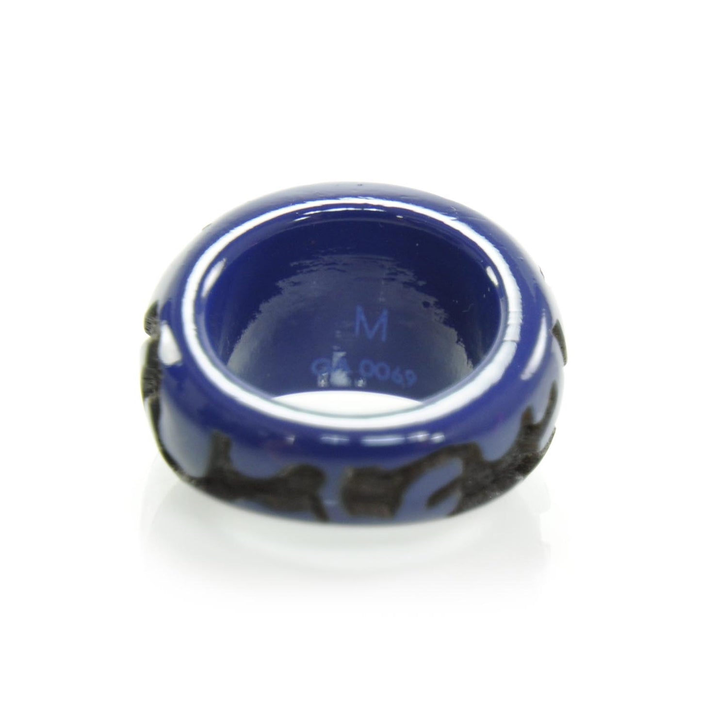 Leomonogram Ring Medium Blue