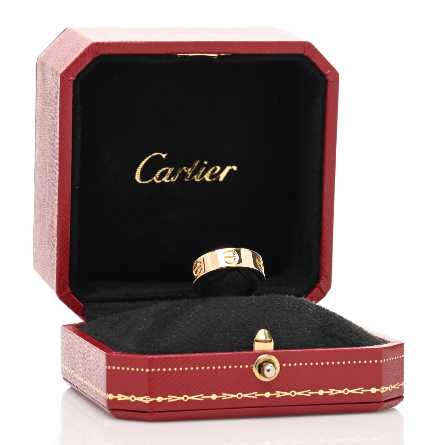 18K Yellow Gold 5.5mm LOVE Ring 50 5.25