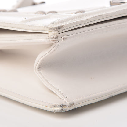Christian Dior Lambskin Crystal Studded Small Diorama Flap Bag Off White 20 of 21