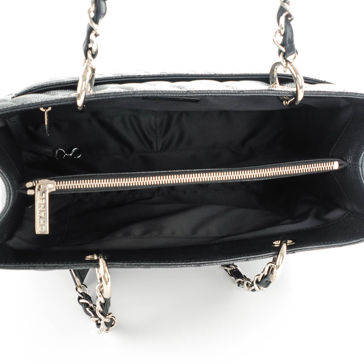 Chanel Caviar Quilted Grand Shopping Tote GST Black 5 of 7