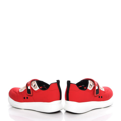 Prada Neoprene Floral Sneakers 37 Lacca 5 of 11