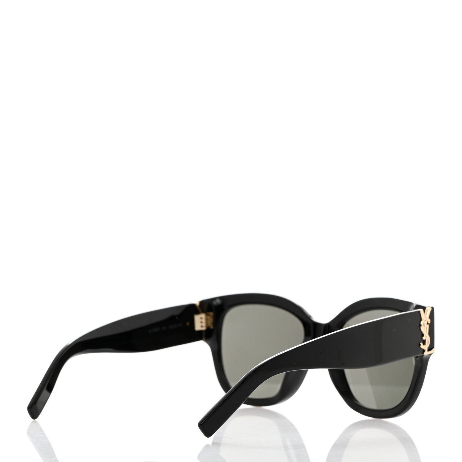 Saint Laurent Acetate Cateye Sunglasses SL M95 F Black 4 of 7