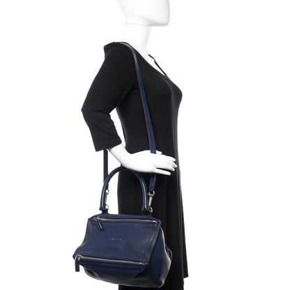 Givenchy Sugar Goatskin Small Pandora Deep Blue 2 of 11