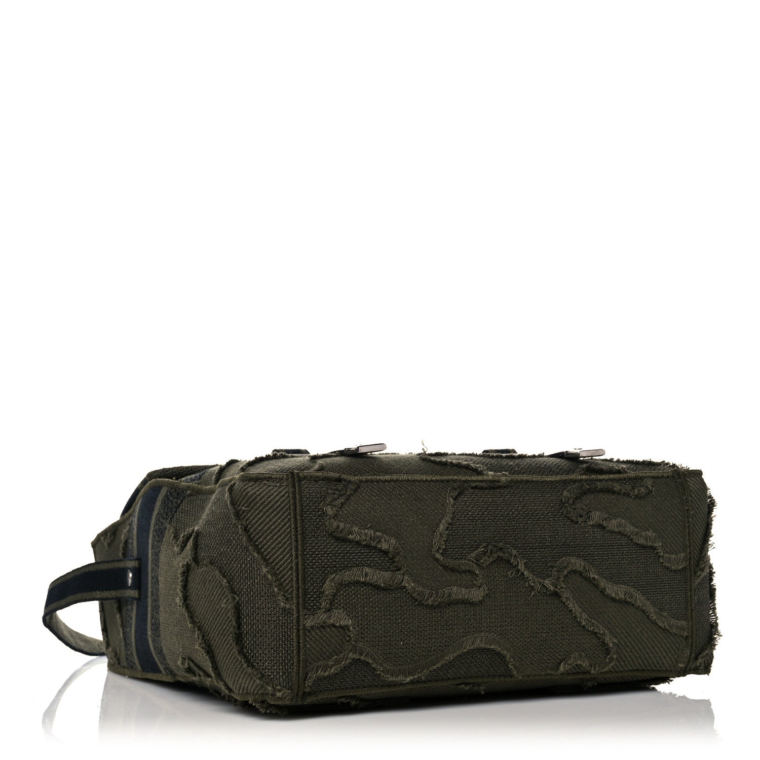 Christian Dior Canvas Embroidered Camouflage Diorcamp Messenger Green 4 of 10