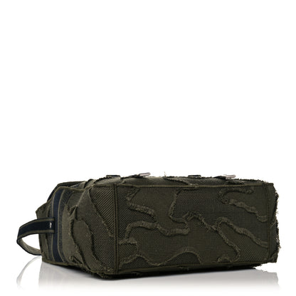 Christian Dior Canvas Embroidered Camouflage Diorcamp Messenger Green 4 of 10