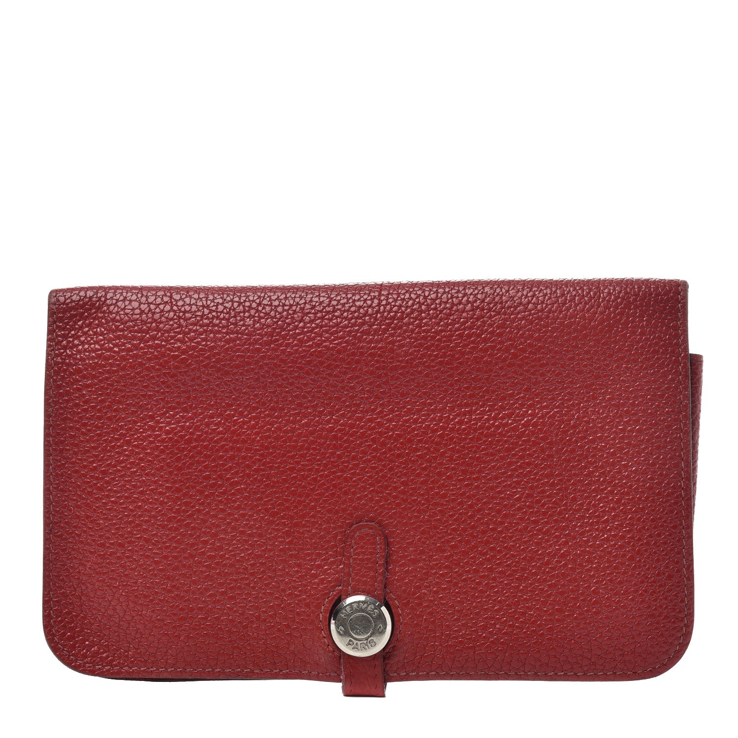 Hermes Togo Dogon Duo Wallet Rouge Garance 1 of 7