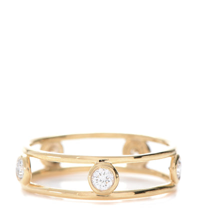 Tiffany 18K Yellow Gold Elsa Peretti Diamonds by the Yard Ring 51.9 6 1 of 6