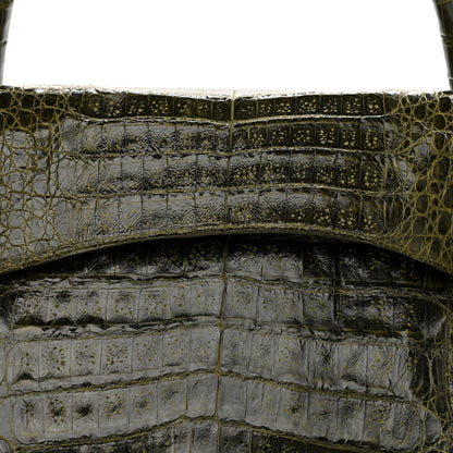 Nancy Gonzalez Crocodile Double Handle Satchel Green 10 of 10
