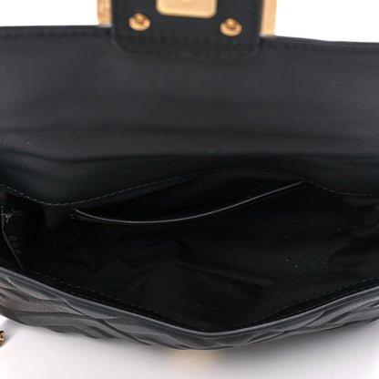 Fendi Nappa FF 1974 Embossed Mini Baguette Black 5 of 15