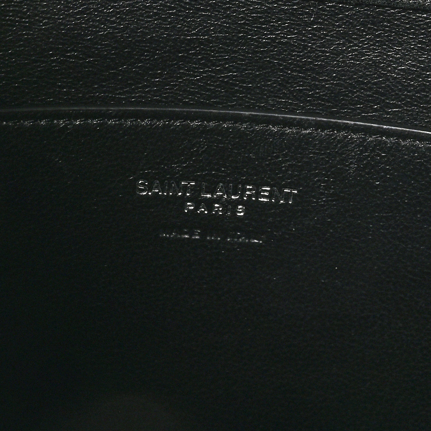 Saint Laurent Lambskin Cassandre Envelope Messenger Black 6 of 10