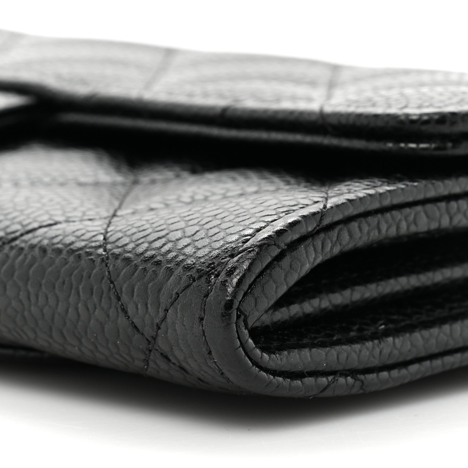 Chanel Caviar Quilted Large Flap Wallet Black 12 of 18