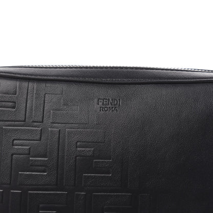 Fendi Vitello Grace FF Gradient Embossed Medium Camera Case Black 8 of 11