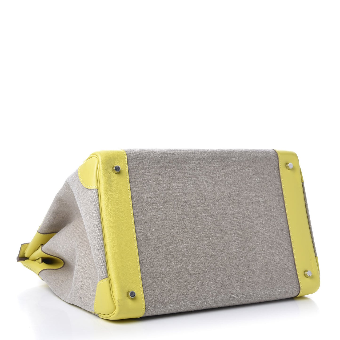 Toile De Camp Evercolor HAC Birkin 40 Ficelle Lime