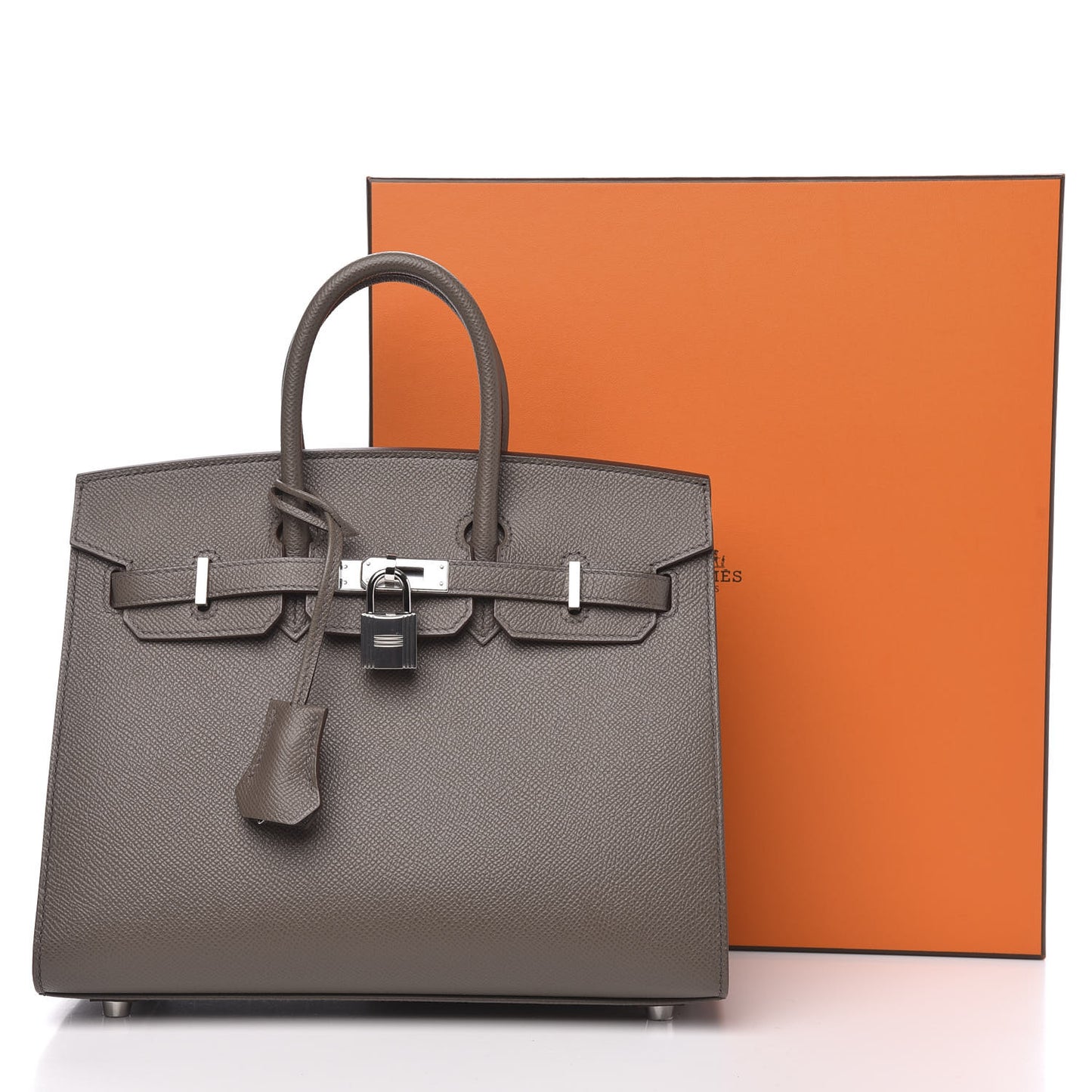 Epsom Birkin Sellier 25 Etain