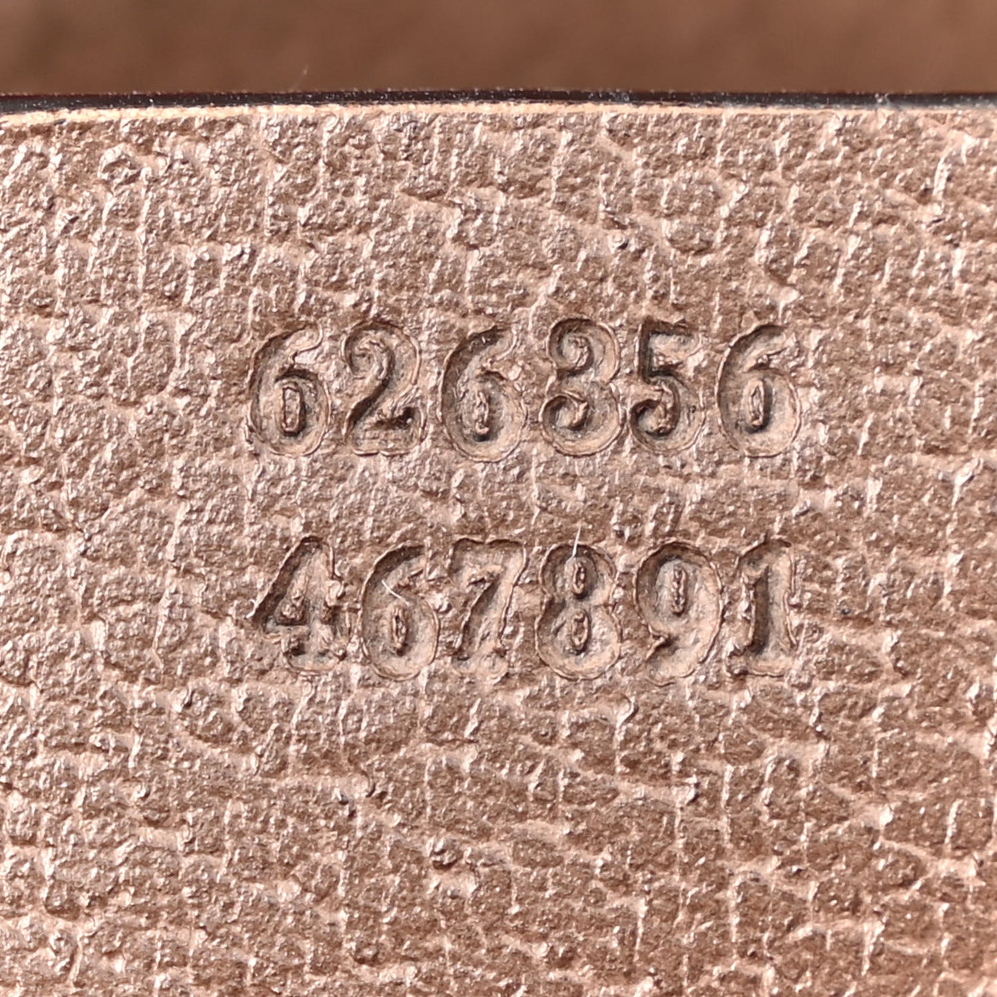 GG Supreme Monogram Textured Dollar Calfskin Medium Detail Tote Beige Ebony New Acero
