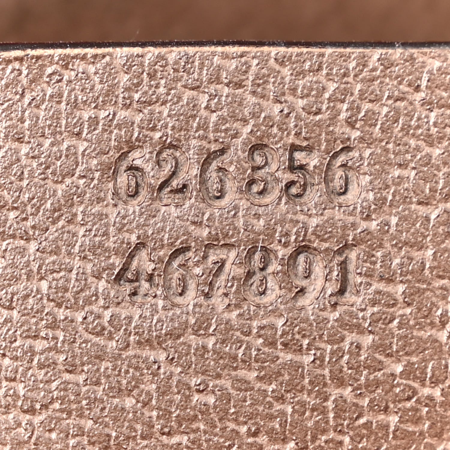 Gucci GG Supreme Monogram Textured Dollar Calfskin Medium Detail Tote Beige Ebony New Acero 7 of 12