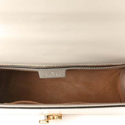 Gucci Calfskin Small Sylvie Shoulder Bag White 5 of 11