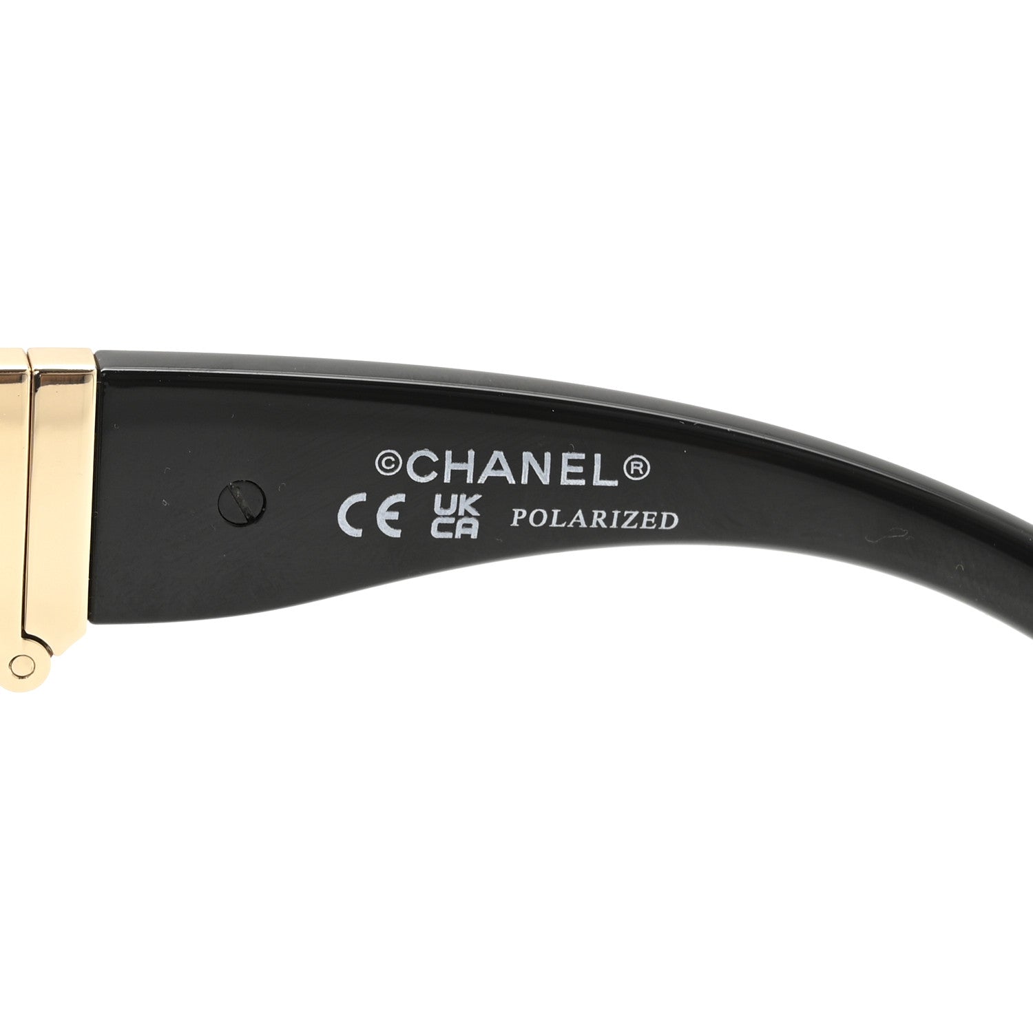 Chanel Acetate Crystal Polarized Square Folding Sunglasses 71692