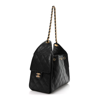 Chanel Caviar Quilted Small Chanel 25 Handbag Black 3 of 10