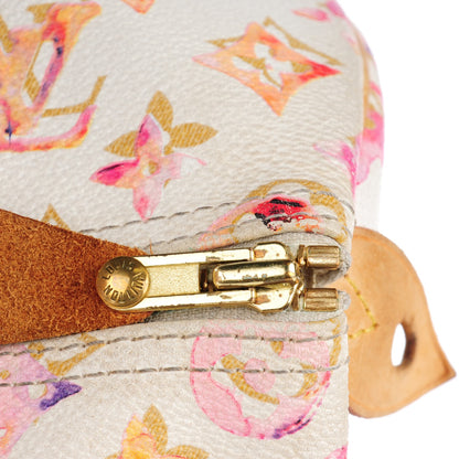 Louis Vuitton Watercolor Aquarelle Speedy 35 White 9 of 10