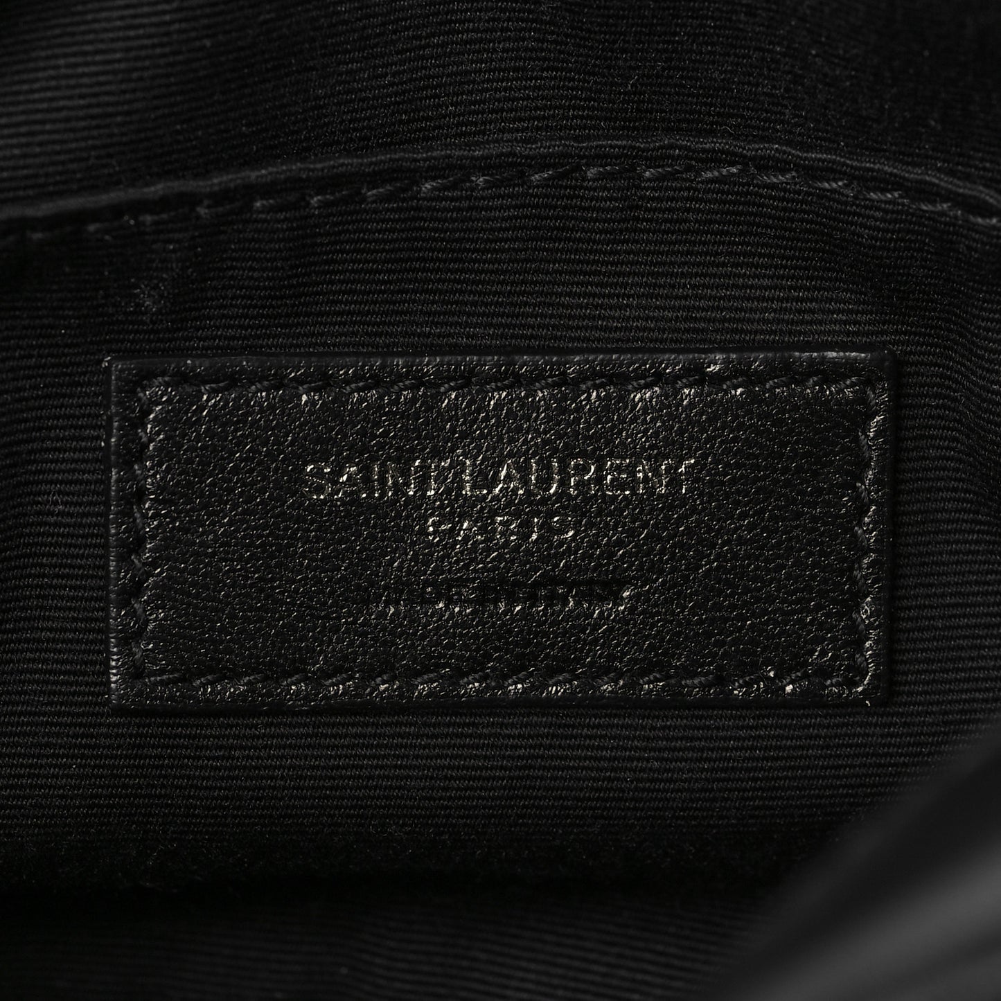 Calfskin Matelasse Monogram Lou Belt Bag Black