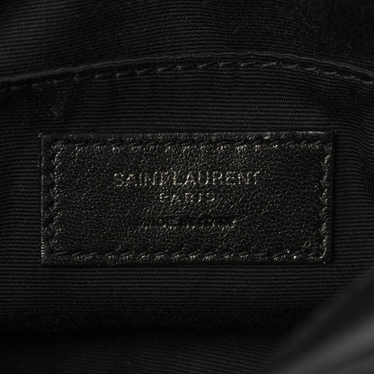 Saint Laurent Calfskin Matelasse Monogram Lou Belt Bag Black 6 of 7