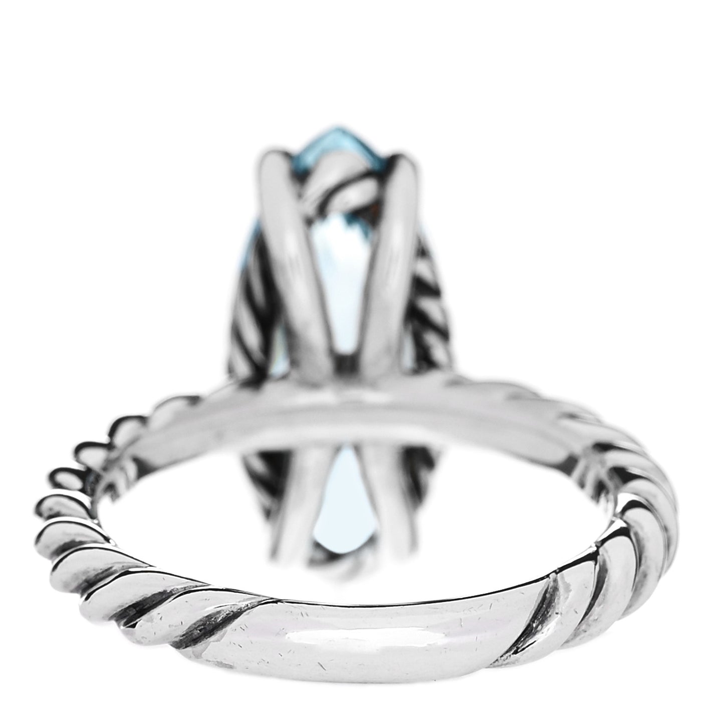 Sterling Silver Blue Topaz Color Classics Marquise Ring 55 7.25