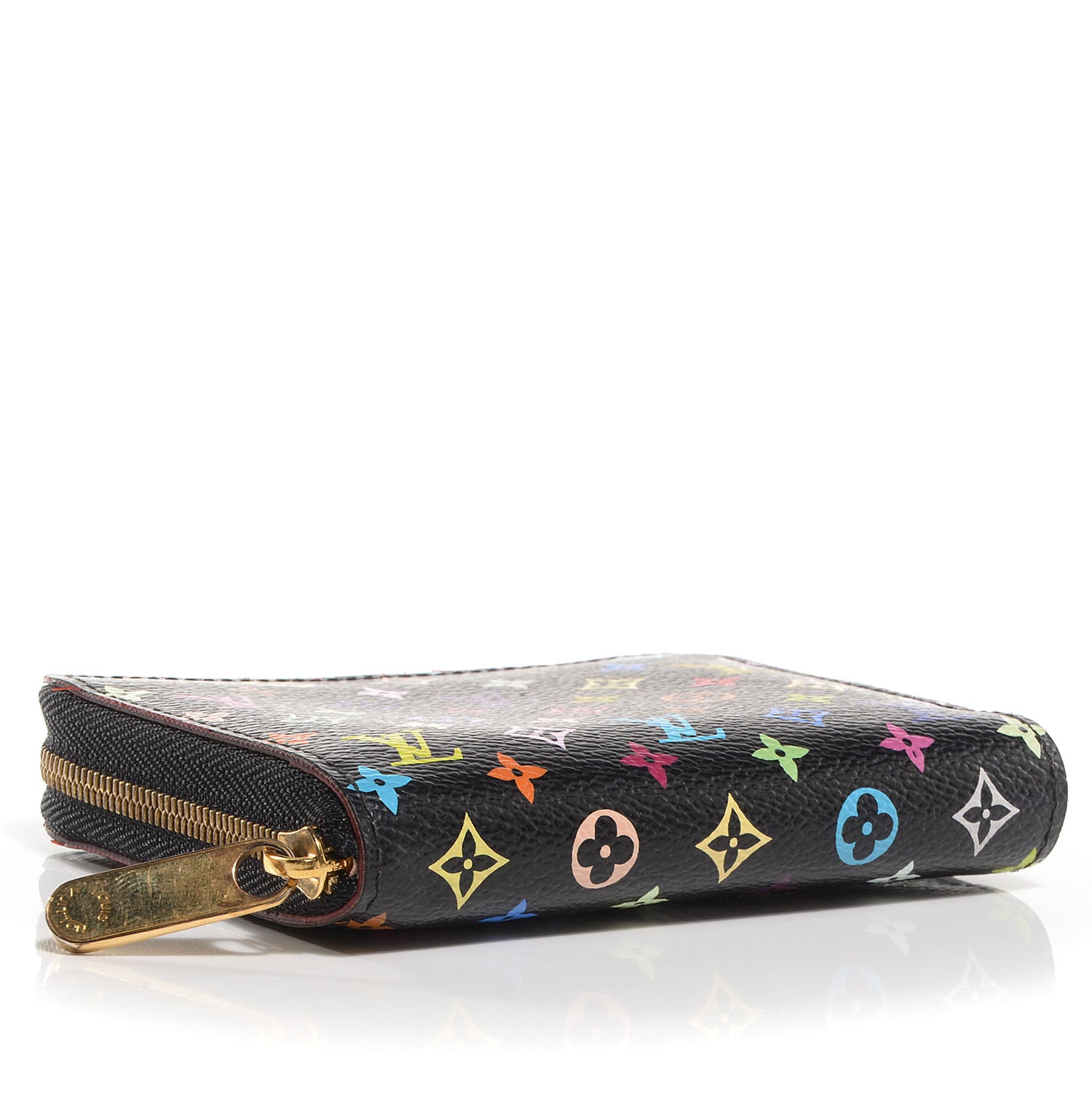 Louis Vuitton Monogram Multicolor Zippy Coin Purse Black 4 of 6