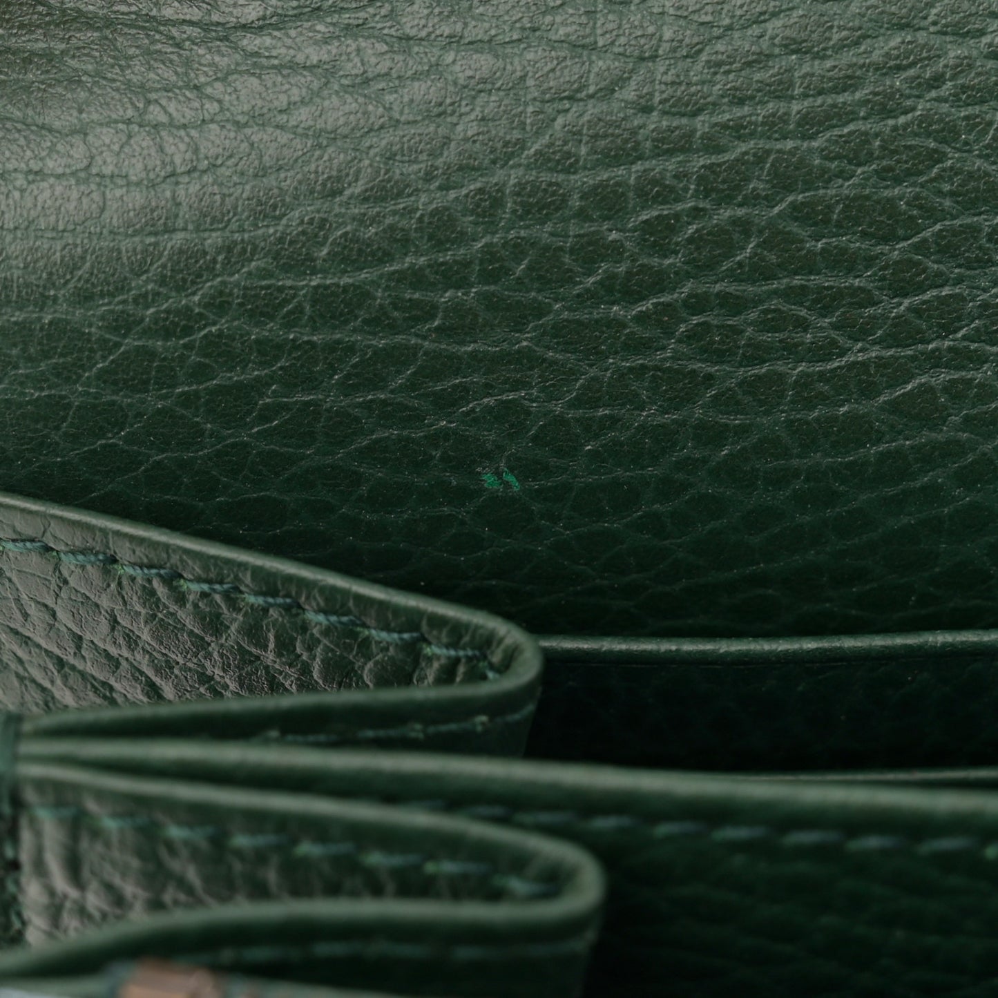 Calfskin Garden Dionysus Chain Wallet Emerald