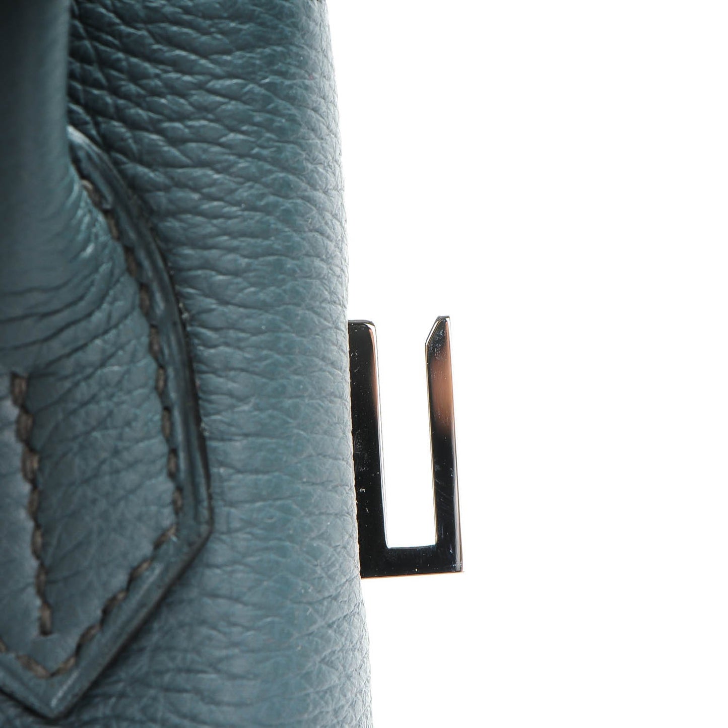 Taurillon Clemence Birkin 30 Bleu Orage