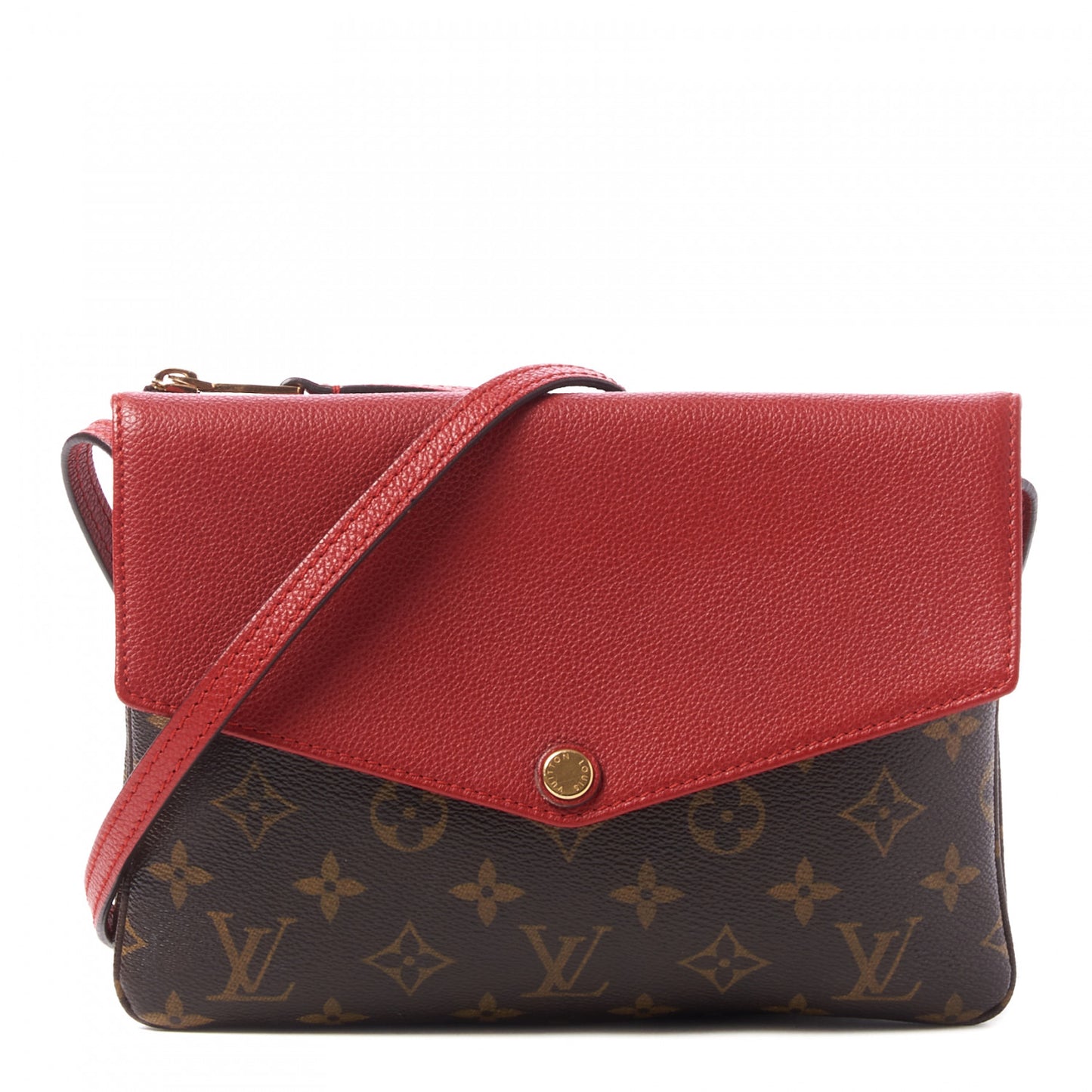 Monogram Twice Pochette Cherry