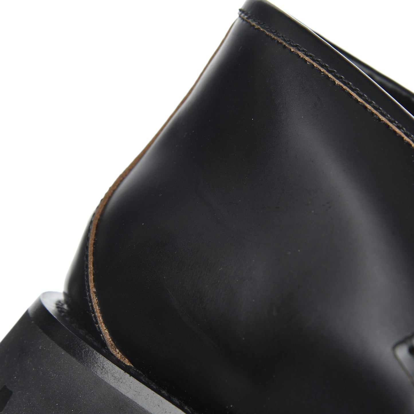 Cordovan Lux Mens Harald Horsebit Ankle Boots 9.5 Black