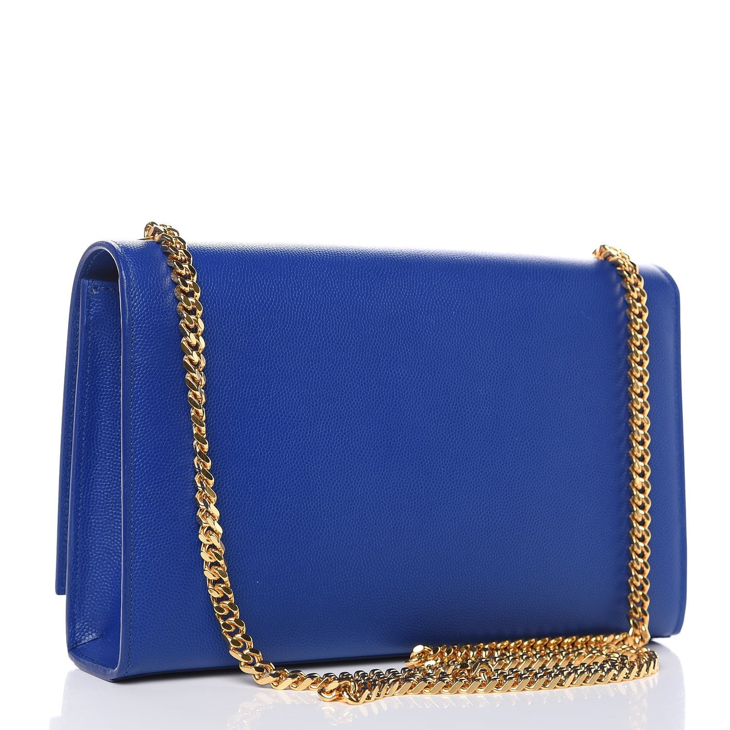 Grain De Poudre Medium Classic Monogram Kate Satchel Flash Blue